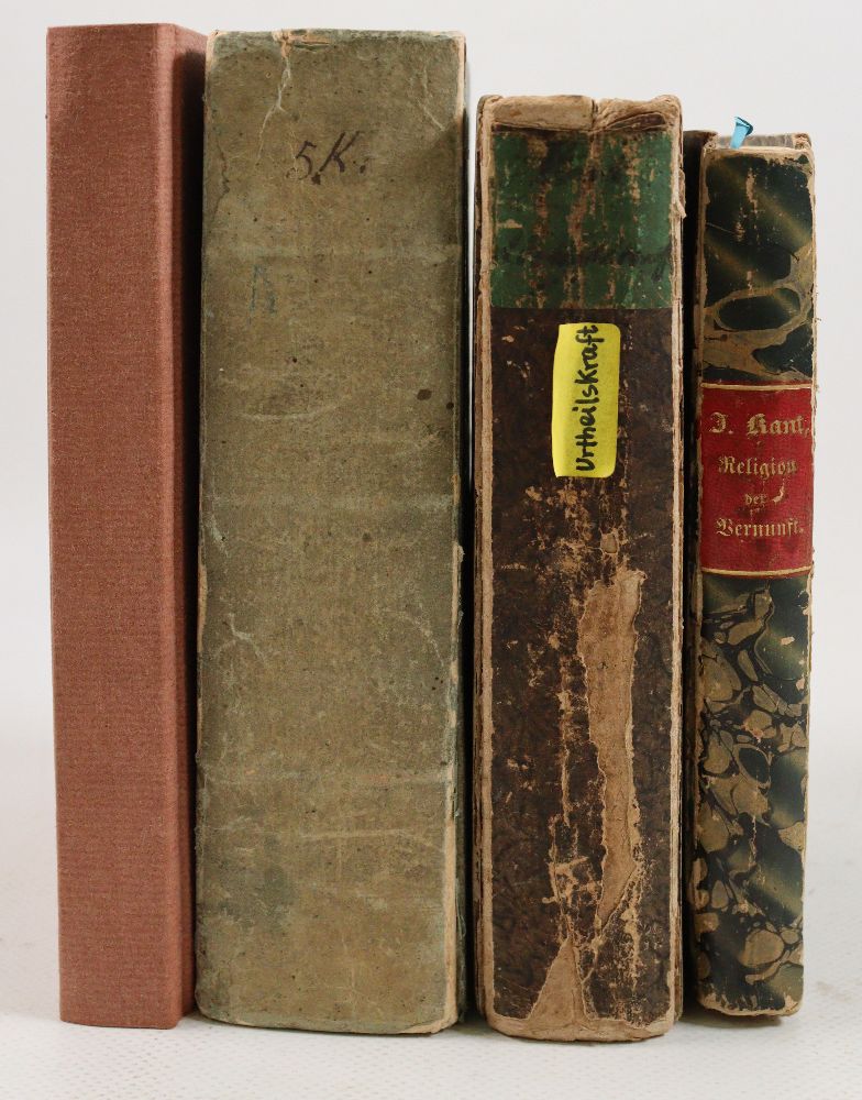 Große Abbildung Nr.3: 140-1462 Kant,I.: (Literatur und illustrierte Bücher bis 19.Jahrhundert)