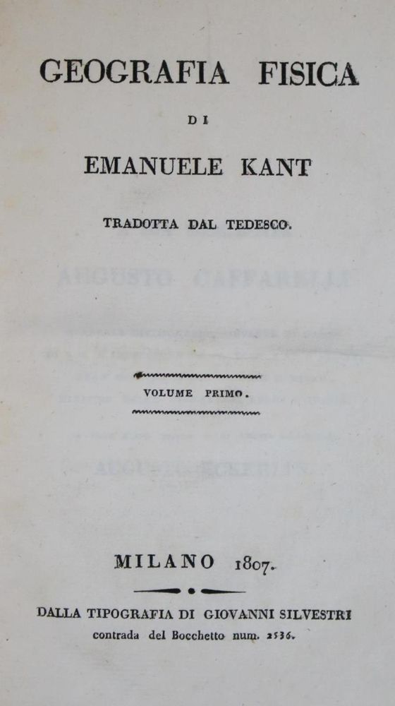 Große Abbildung Nr.1: 140-1463 Kant,I.: (Literatur und illustrierte Bücher bis 19.Jahrhundert)