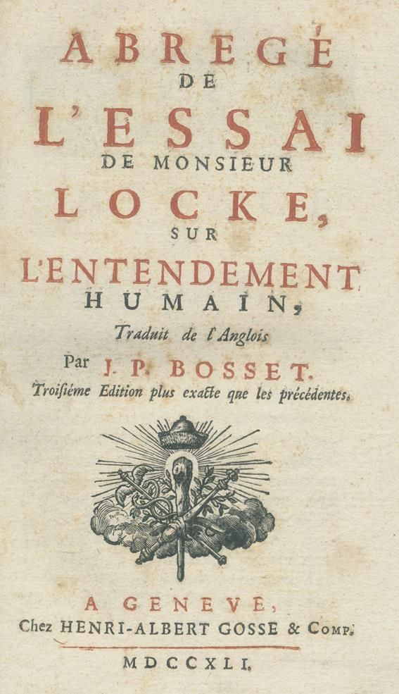 Große Abbildung Nr.1: 140-1478 Locke,(J.).: (Literatur und illustrierte Bücher bis 19.Jahrhundert)