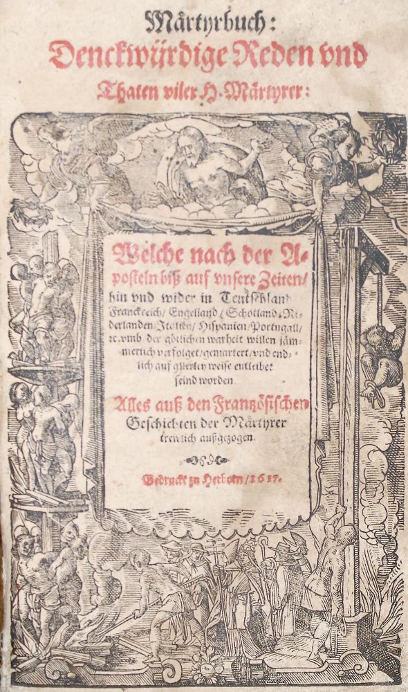 Große Abbildung Nr.1: 140-148 (Crespin,J.).: (Alte Drucke, Handschriften und Theologie)