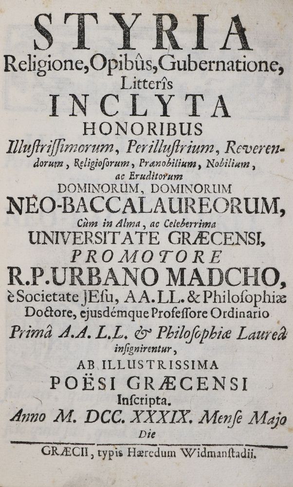Große Abbildung Nr.1: 140-1481 Madko,U.: (Literatur und illustrierte Bücher bis 19.Jahrhundert)