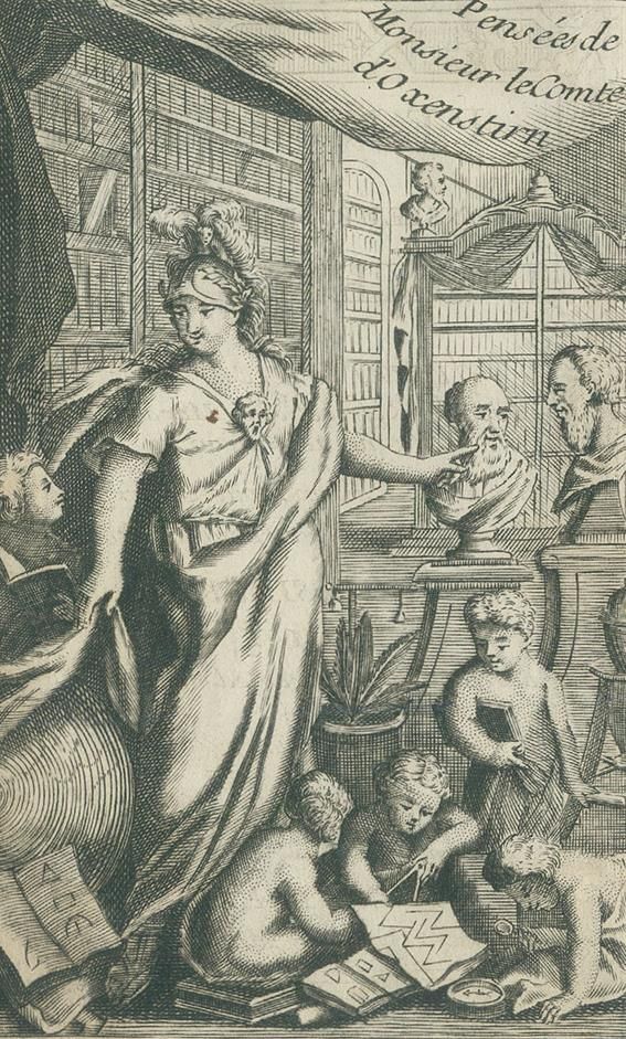 Große Abbildung Nr.1: 140-1496 Oxenstirn,(G.T.d').: (Literatur und illustrierte Bücher bis 19.Jahrhundert)