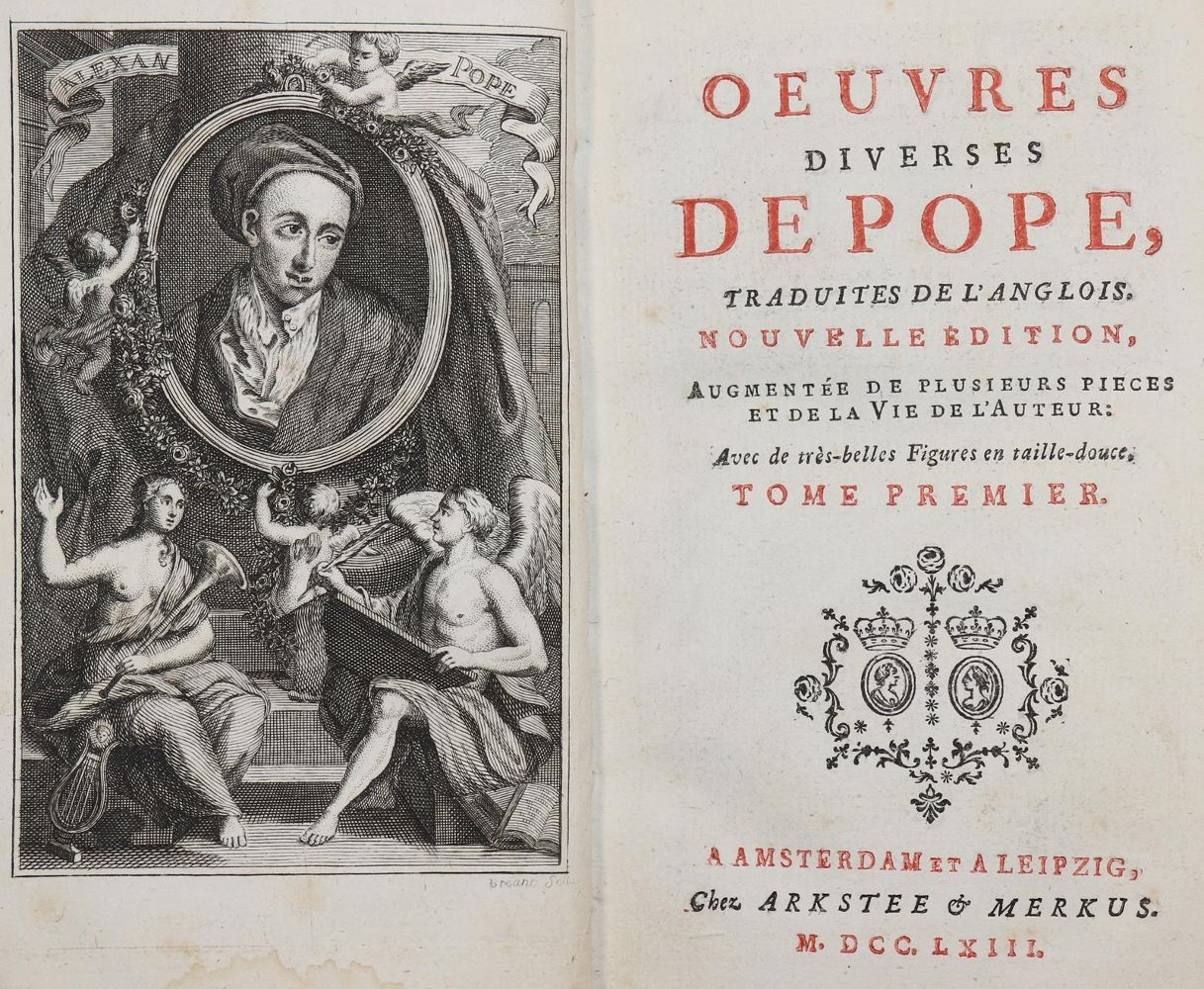 Große Abbildung Nr.1: 140-1504 Pope,(A.).: (Literatur und illustrierte Bücher bis 19.Jahrhundert)