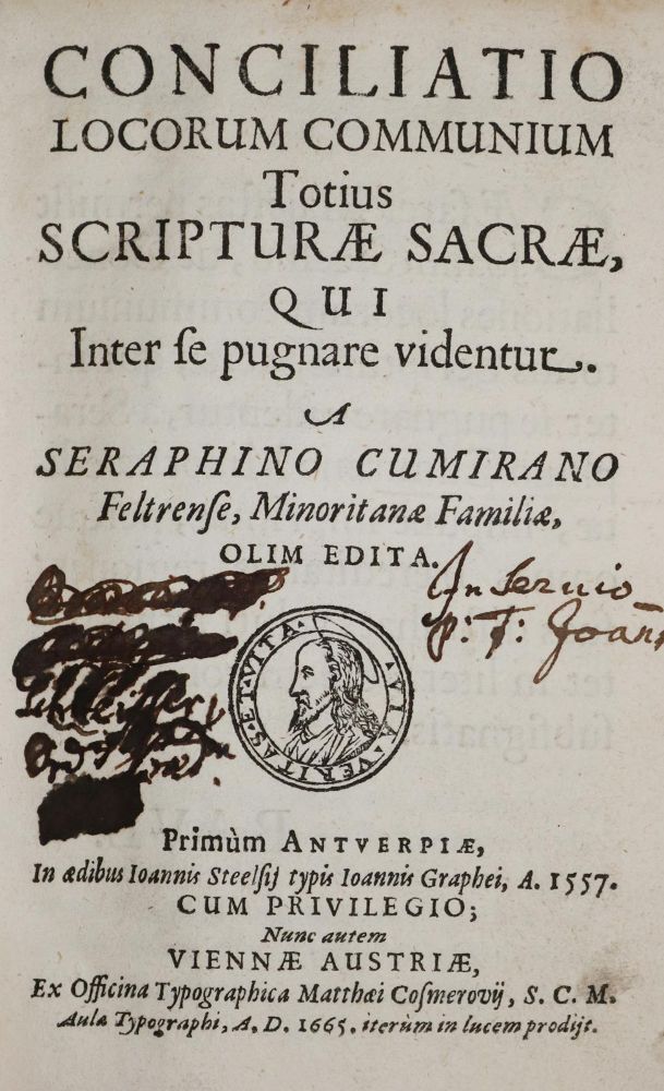 Große Abbildung Nr.1: 140-151 Cumiranus,S.: (Alte Drucke, Handschriften und Theologie)