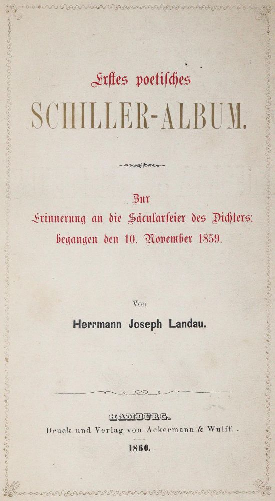 Große Abbildung Nr.1: 140-1519 Landau,H.J.: (Schiller)