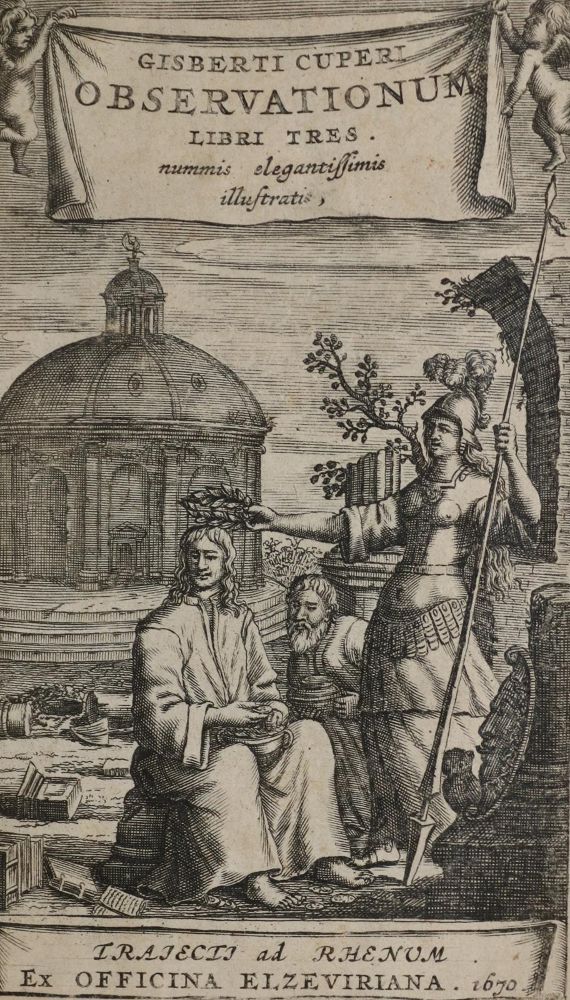 Große Abbildung Nr.1: 140-152 Cuper,G.: (Alte Drucke, Handschriften und Theologie)