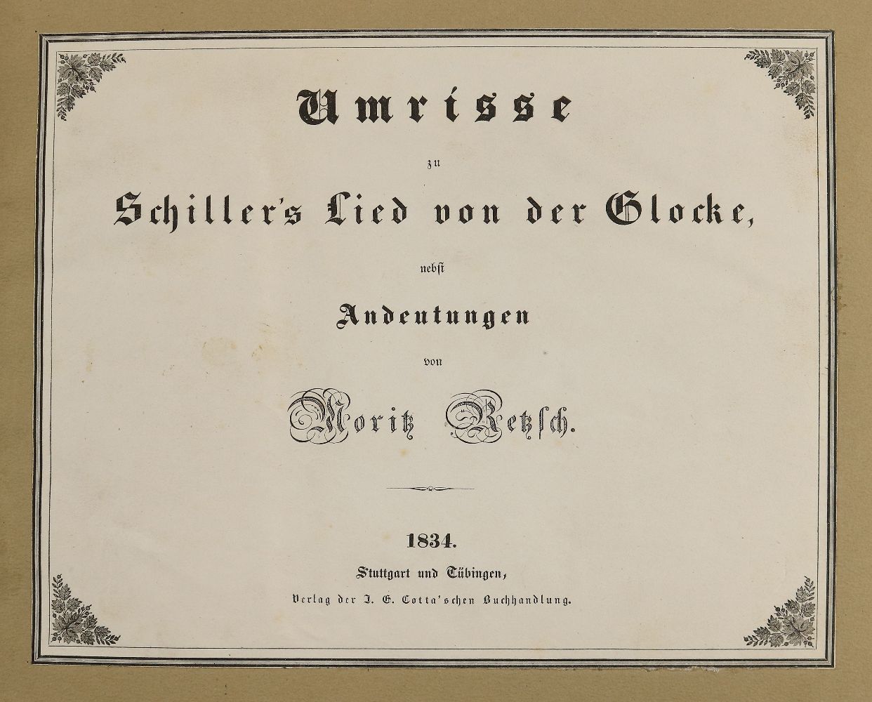 Große Abbildung Nr.1: 140-1520 Retzsch,M.: (Schiller)