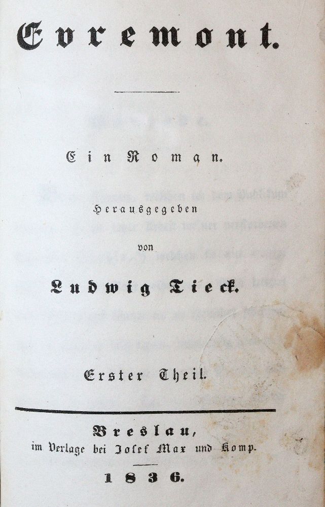 Große Abbildung Nr.1: 140-1540 (Bernhardi,S.).: (Tieck)