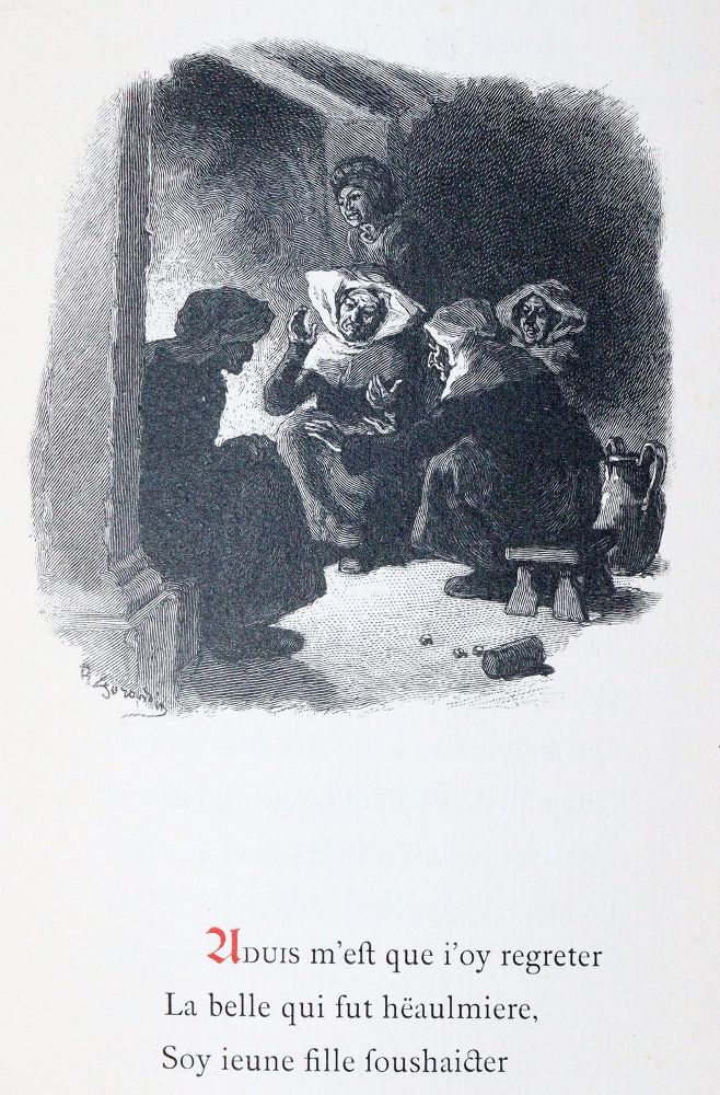 Große Abbildung Nr.2: 140-1546 Villon,F.: (Literatur und illustrierte Bücher bis 19.Jahrhundert)