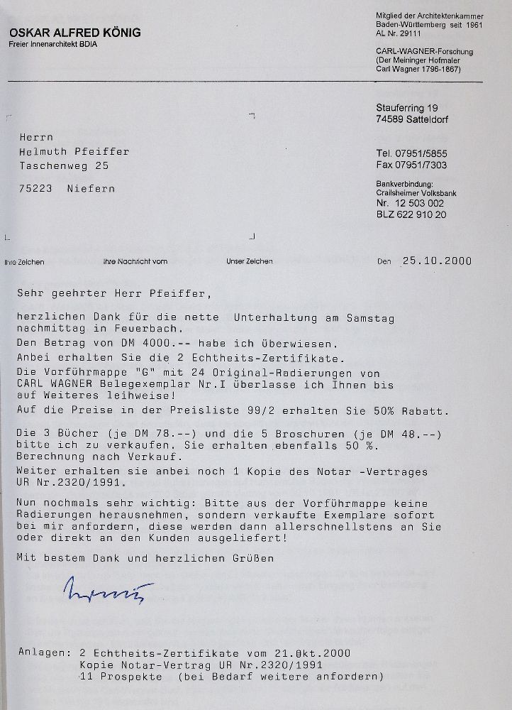 Große Abbildung Nr.5: 140-1554 Wagner,C.: (Literatur und illustrierte Bücher bis 19.Jahrhundert)