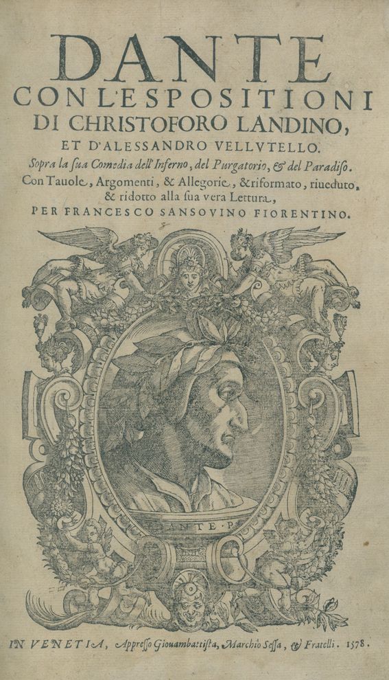 Große Abbildung Nr.1: 140-158 Dante.: (Alte Drucke, Handschriften und Theologie)