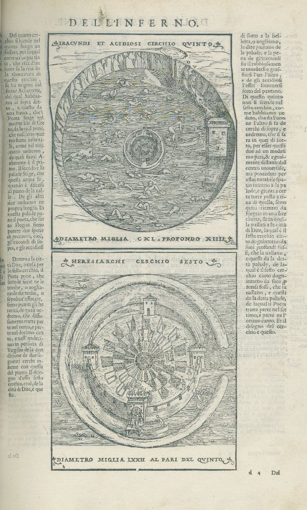 Große Abbildung Nr.2: 140-158 Dante.: (Alte Drucke, Handschriften und Theologie)