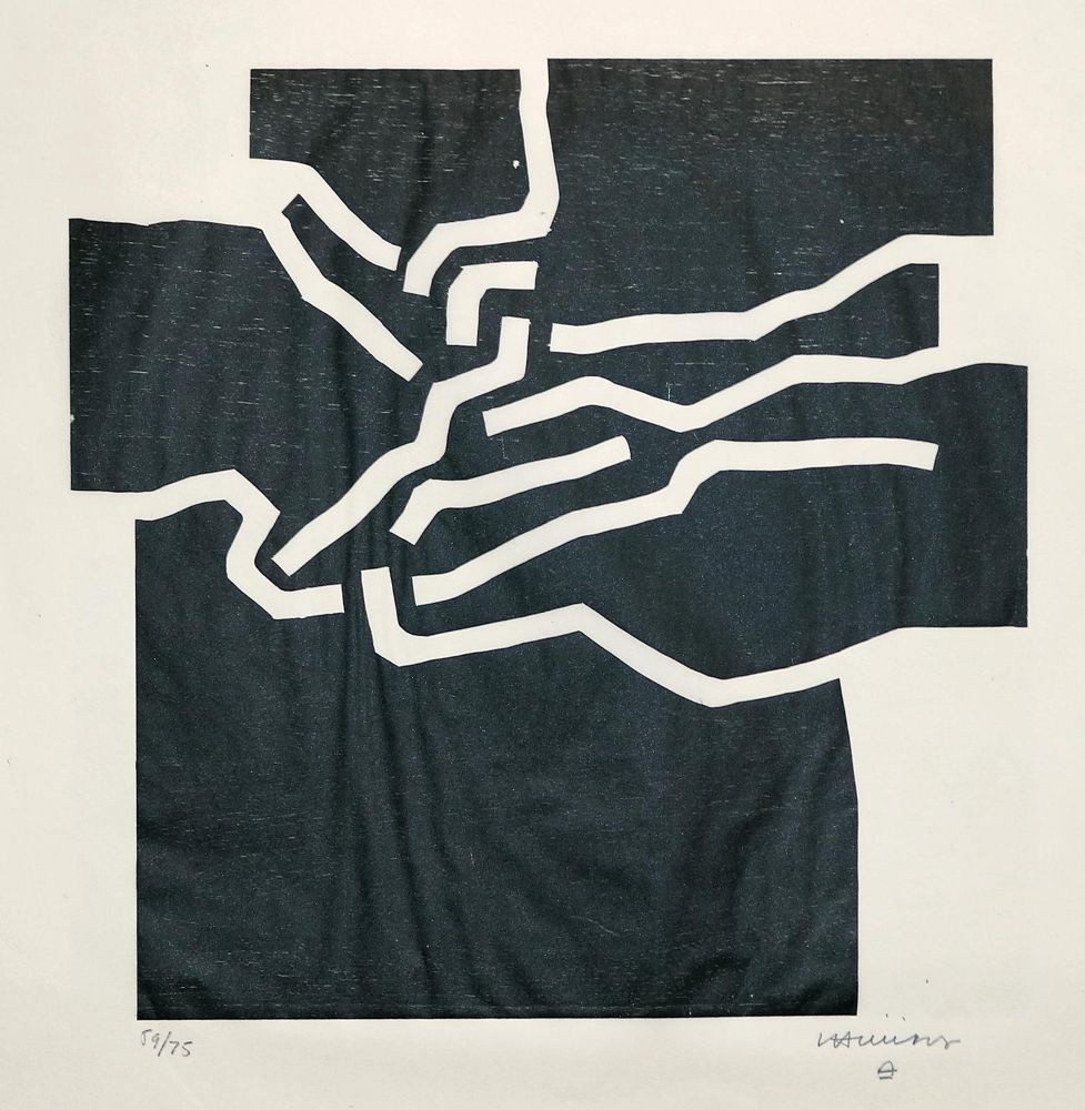 Große Abbildung Nr.2: 140-1588 Chillida, Eduardo: (Literatur und illustrierte Bücher 20.Jahrhundert - Alte Literatur in modernen Ausgaben)