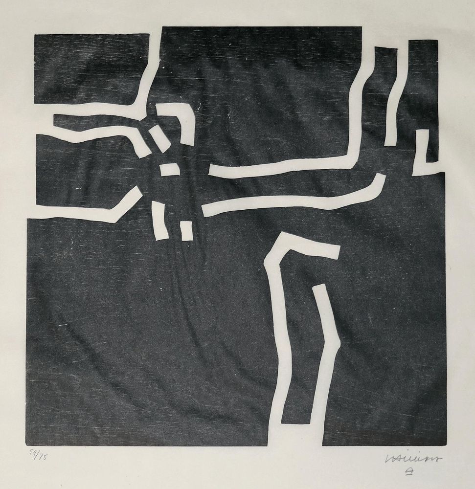 Große Abbildung Nr.4: 140-1588 Chillida, Eduardo: (Literatur und illustrierte Bücher 20.Jahrhundert - Alte Literatur in modernen Ausgaben)