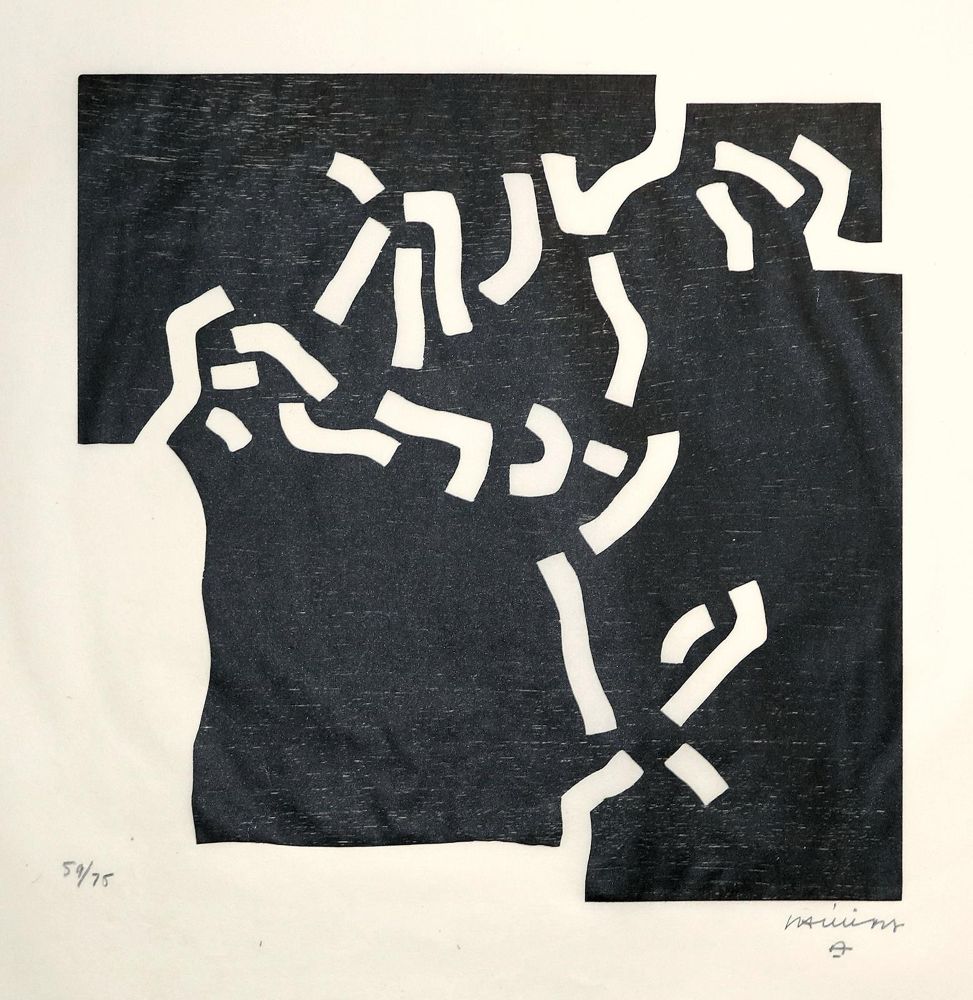 Große Abbildung Nr.5: 140-1588 Chillida, Eduardo: (Literatur und illustrierte Bücher 20.Jahrhundert - Alte Literatur in modernen Ausgaben)