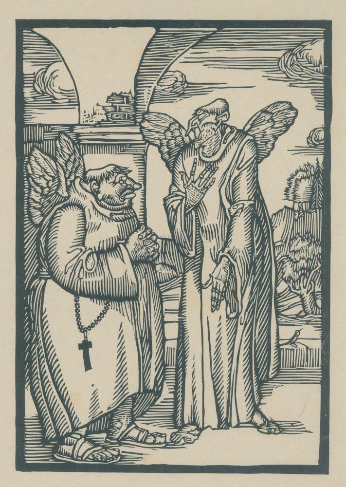 Große Abbildung Nr.2: 140-1612 Fischart,J.: (Literatur und illustrierte Bücher 20.Jahrhundert - Alte Literatur in modernen Ausgaben)