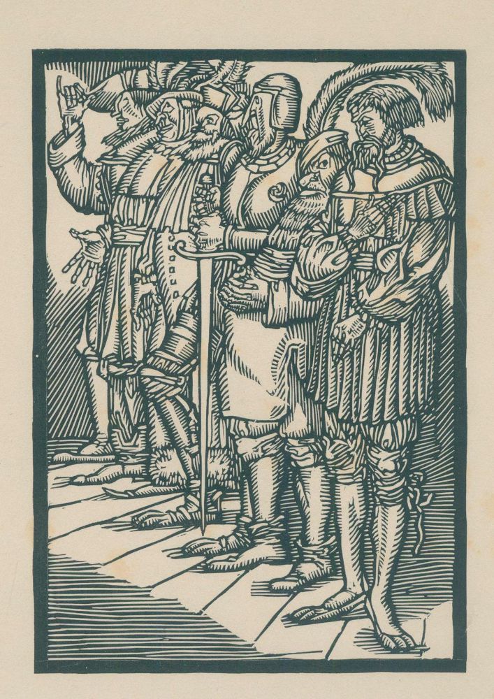 Große Abbildung Nr.4: 140-1612 Fischart,J.: (Literatur und illustrierte Bücher 20.Jahrhundert - Alte Literatur in modernen Ausgaben)