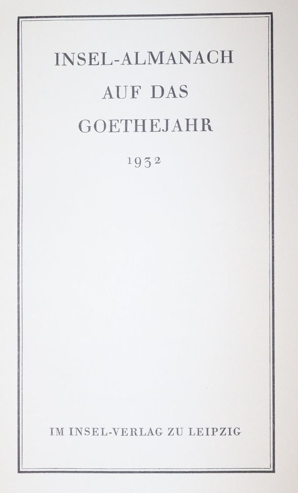 Große Abbildung Nr.1: 140-1640 Inselbücherei.: (Insel-Verlag)
