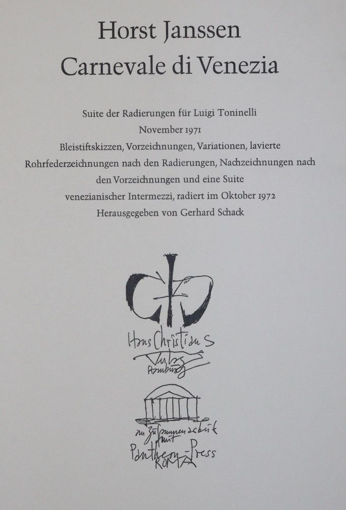 Große Abbildung Nr.1: 140-1643 Janssen,H.: (Literatur und illustrierte Bücher 20.Jahrhundert - Alte Literatur in modernen Ausgaben)