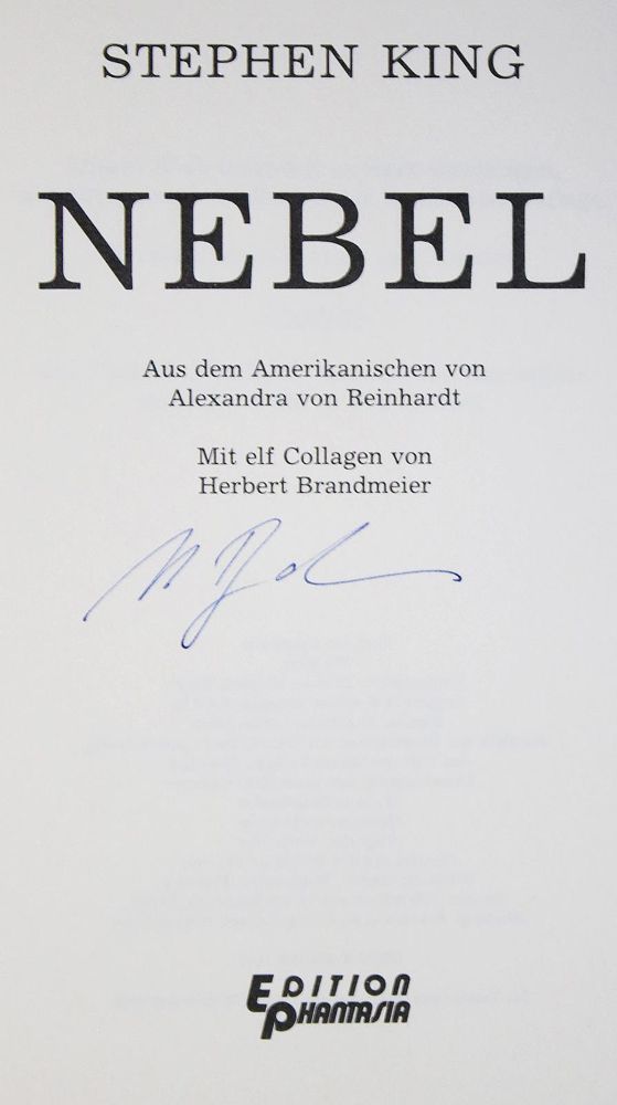 Große Abbildung Nr.2: 140-1651 King,S.: (Literatur und illustrierte Bücher 20.Jahrhundert - Alte Literatur in modernen Ausgaben)