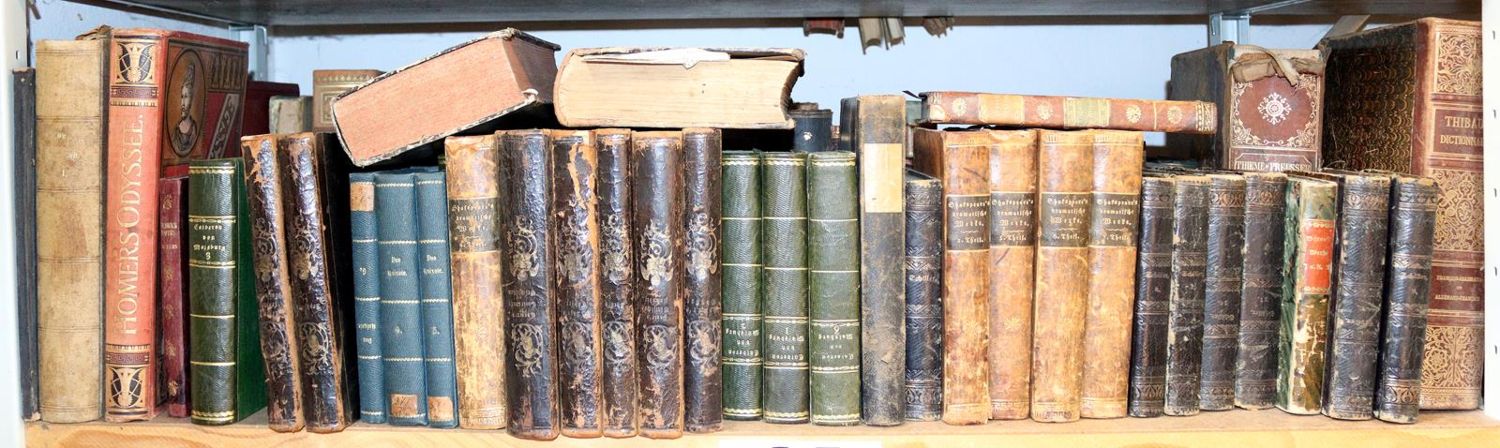 Große Abbildung Nr.3: 140-1657 Konvolut: (Literatur und illustrierte Bücher 20.Jahrhundert - Alte Literatur in modernen Ausgaben)