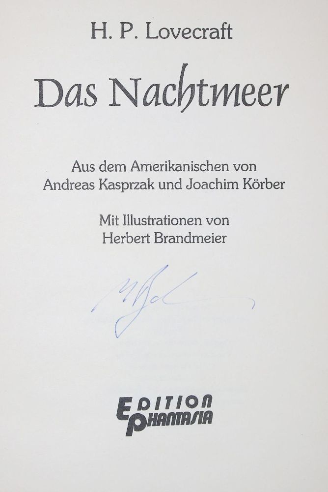 Große Abbildung Nr.1: 140-1663 Lovecraft,H.P.: (Modern literature and illustrated books 20th century)
