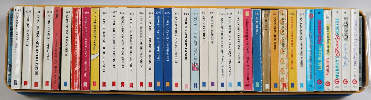 Große Abbildung Nr.1: 140-1675 Miniaturbücher.: (Literatur und illustrierte Bücher 20.Jahrhundert - Alte Literatur in modernen Ausgaben)