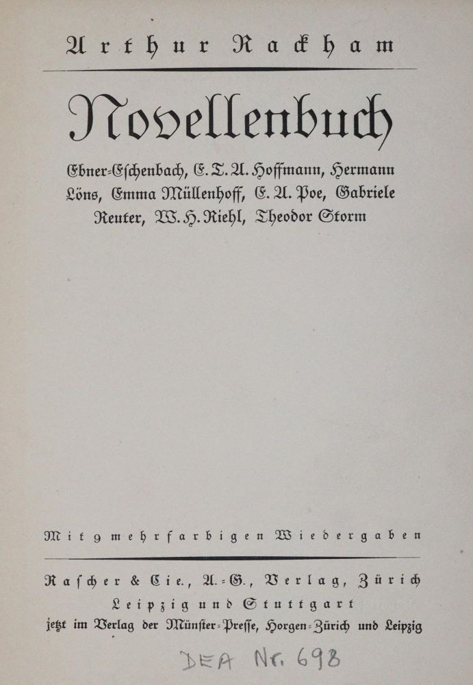 Große Abbildung Nr.1: 140-1705 Rackham,A. (Illustr.).: (Rackham)