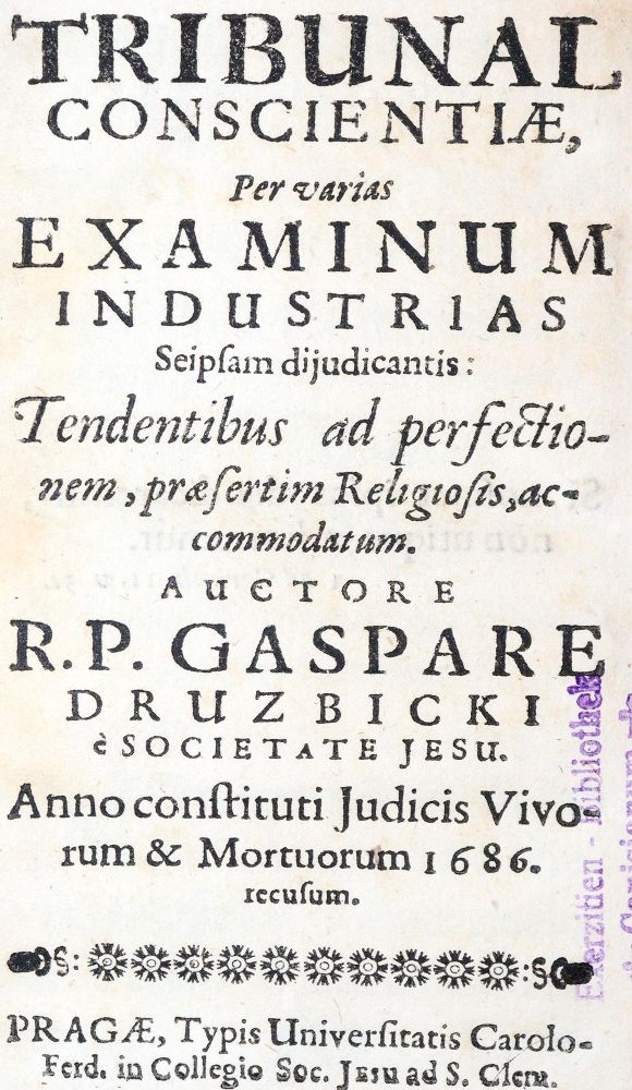 Große Abbildung Nr.1: 140-171 Druzbicki,K.: (Alte Drucke, Handschriften und Theologie)