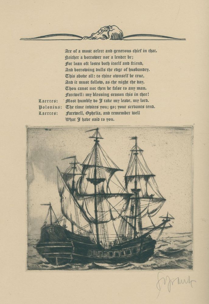 Große Abbildung Nr.2: 140-1727 Shakespeare,W.: (Literatur und illustrierte Bücher 20.Jahrhundert - Alte Literatur in modernen Ausgaben)