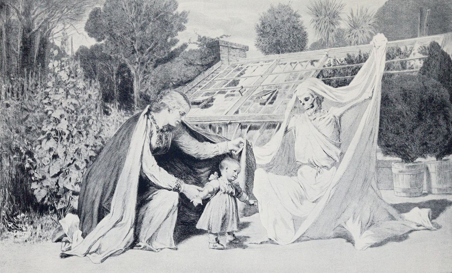 Große Abbildung Nr.1: 140-1732 Meyer,H.: (Totentanz)