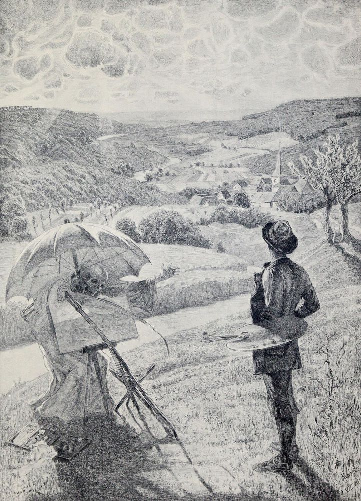 Große Abbildung Nr.2: 140-1732 Meyer,H.: (Totentanz)