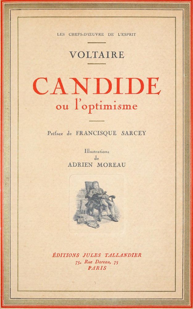 Große Abbildung Nr.1: 140-1738 Voltaire (d.i.F.M.Arouet).: (Literatur und illustrierte Bücher 20.Jahrhundert - Alte Literatur in modernen Ausgaben)