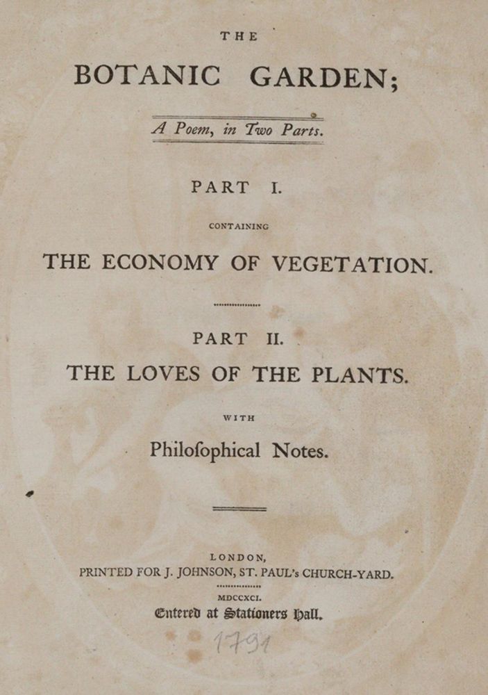 Große Abbildung Nr.1: 140-1747 (Darwin,E.).: (Botanik)