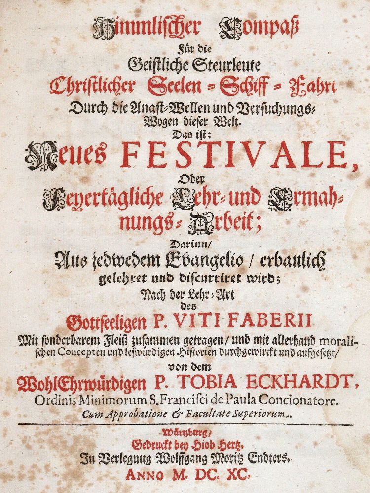 Große Abbildung Nr.1: 140-176 Eckhardt,T.: (Alte Drucke, Handschriften und Theologie)