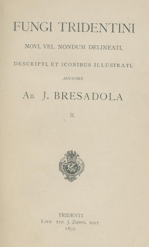 Große Abbildung Nr.1: 140-1767 Bresadola,J.: (Botanik, Pilze)