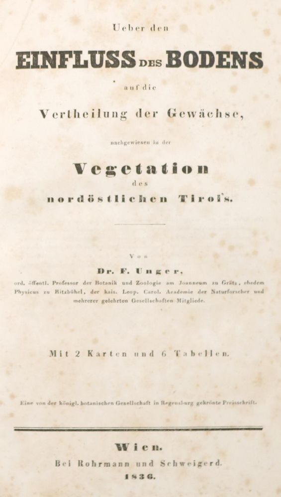 Große Abbildung Nr.1: 140-1776 Unger,F.: (Botanik)