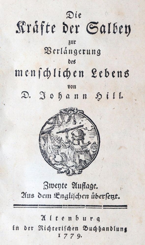 Große Abbildung Nr.1: 140-1812 Hill,J.: (Medizin)