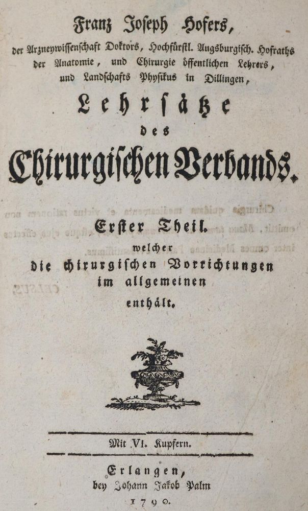Große Abbildung Nr.2: 140-1815 Hofer,F.J.: (Medizin)
