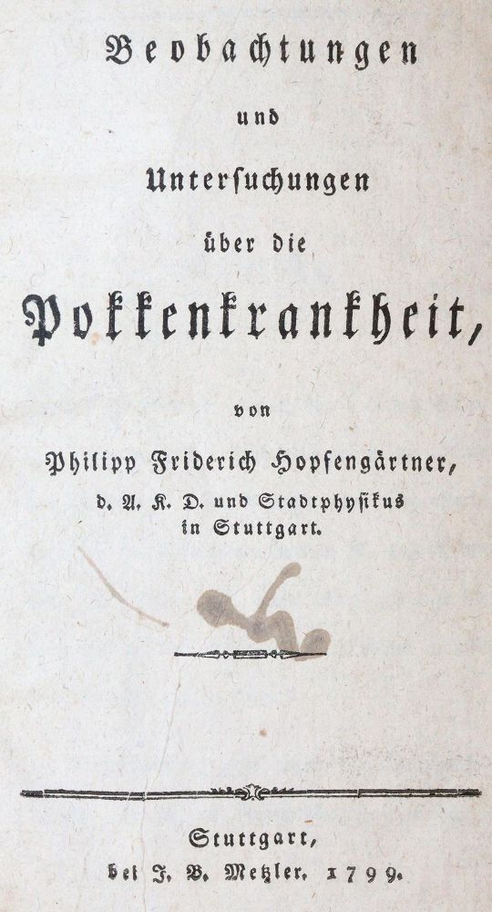 Große Abbildung Nr.1: 140-1821 Hopfengärtner,P.F.: (Medizin)