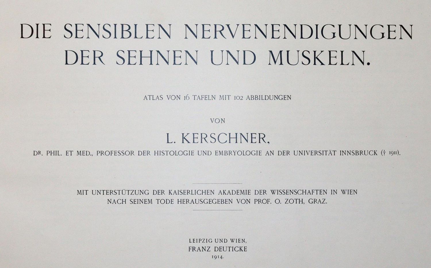 Große Abbildung Nr.1: 140-1823 Kerschner,L.: (Medizin)