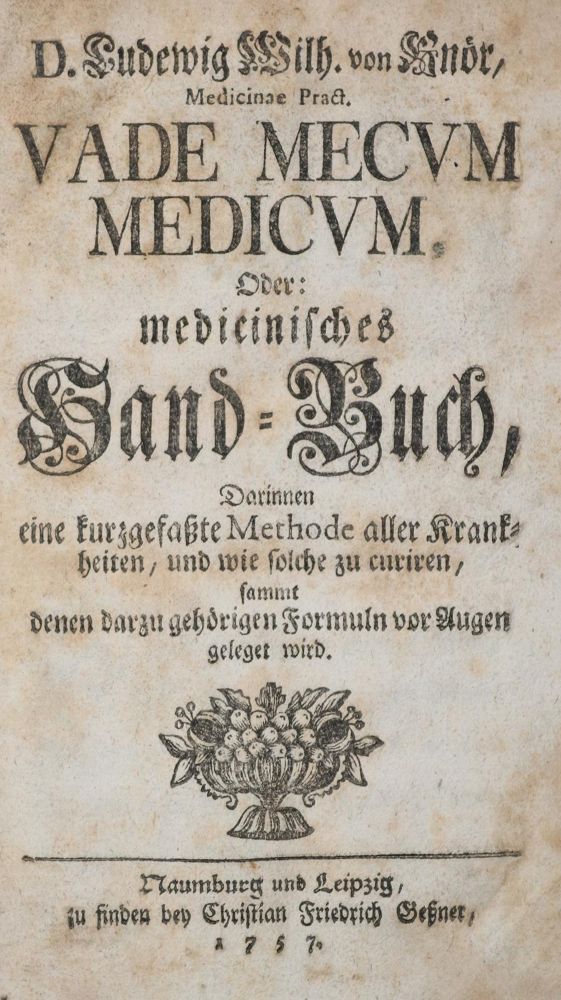 Große Abbildung Nr.2: 140-1824 Knör,L.W.v.: (Medizin)