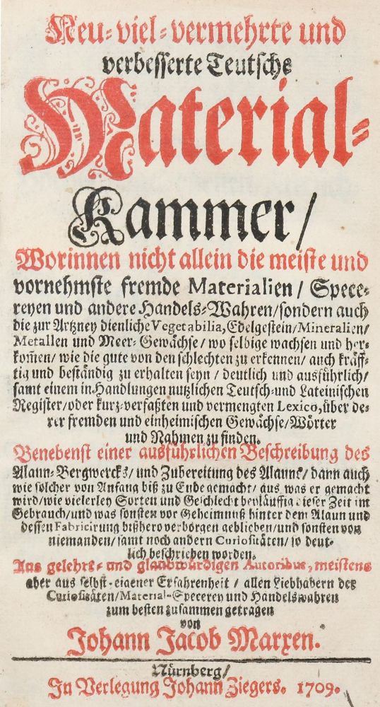 Große Abbildung Nr.1: 140-1828 Marx,J.J.: (Medizin)