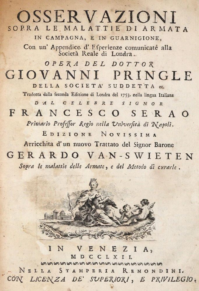 Große Abbildung Nr.1: 140-1850 Pringle,J.: (Medizin)
