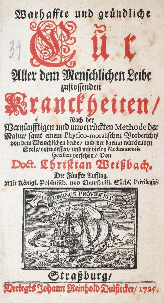 Große Abbildung Nr.1: 140-1878 Weißbach,C.: (Medizin)