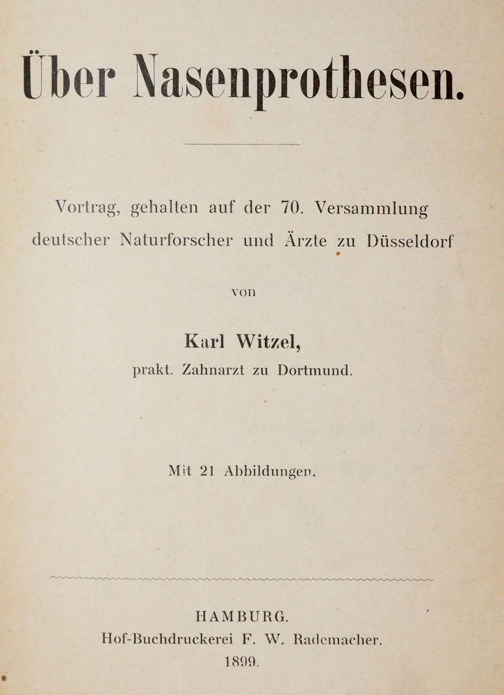 Große Abbildung Nr.1: 140-1881 Witzel,K.: (Medizin)