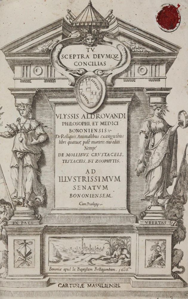 Große Abbildung Nr.1: 140-1883 Aldrovandi,U.: (Zoologie)