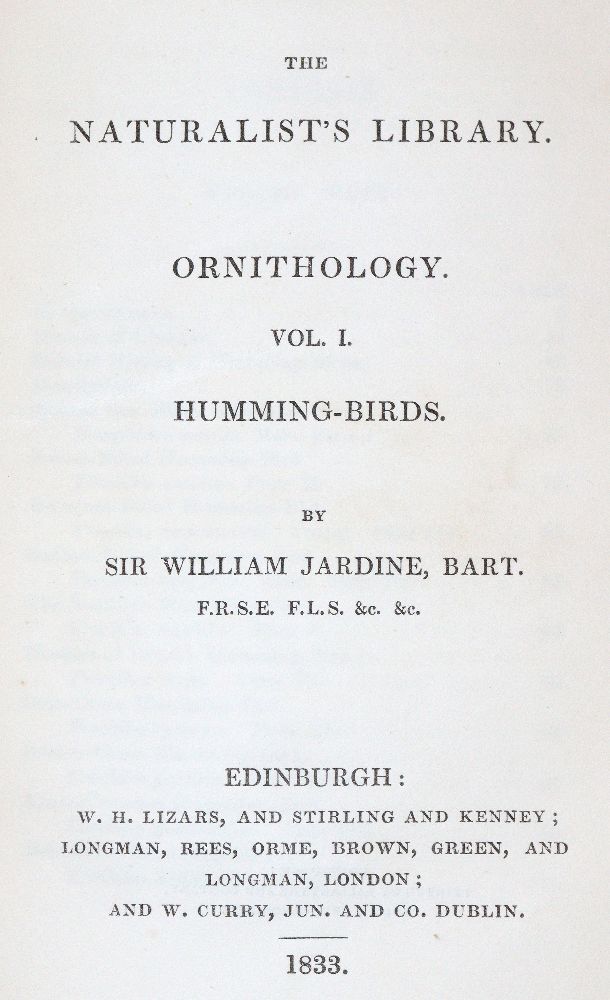 Große Abbildung Nr.2: 140-1935 Jardine,W.: (Zoologie, Vögel, Kolibris)