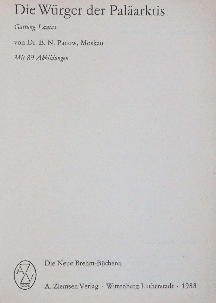 Große Abbildung Nr.5: 140-1939 Ornithologie.: (Zoologie, Vögel)