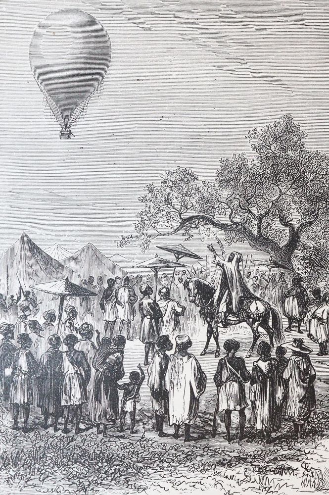 Große Abbildung Nr.4: 140-1947 Verne,J.: (Verschiedene Gebiete - Varia, Aeronautik, Ballonica)